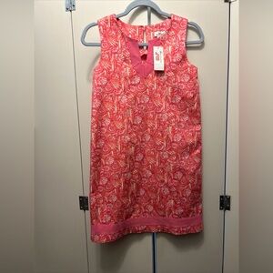 Girls vineyard vines shift dress pink new NWT